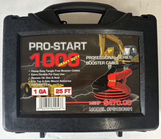 Pro-Start 1000 1 Gauge 25Õ Booster Cable