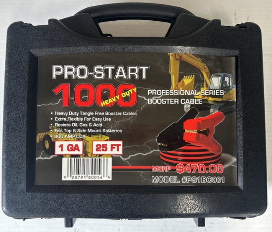 Pro-Start 1000 1 Gauge 25Õ Booster Cable
