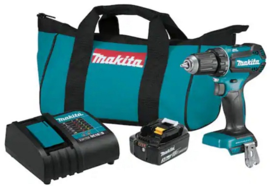 Makita 18V 1/2Ó Cordless Driver-Drill Kit