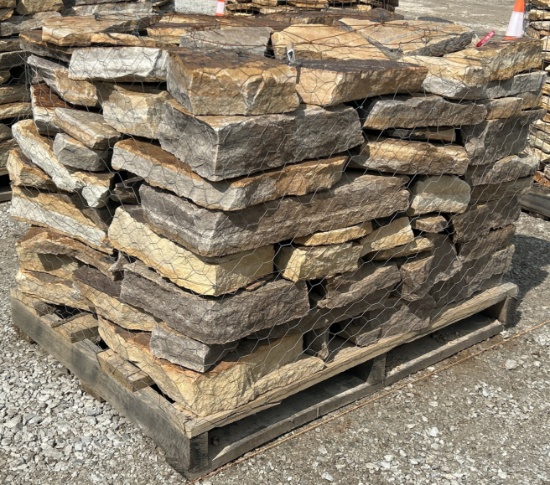 Pallet: West Mountain Stone 1"-4" x Assorted Sizes