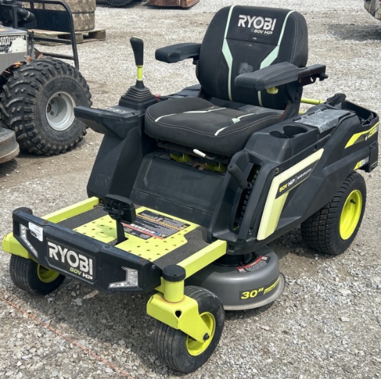 Ryobi Z30Li 80V HP Brushless 30" Zero Turn Lawn Mower