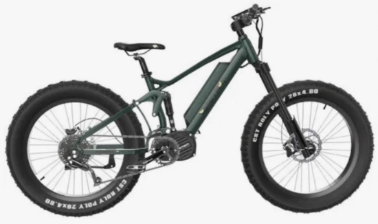 2021 QuietKat Ridge Runner Full Suspension Hunting E-Bike
