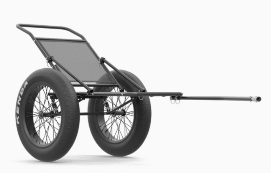 QuietKat 2-Wheel Bicycle Hunting Trailer