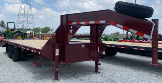 Brand New 2025 Delta 25' Gooseneck Trailer