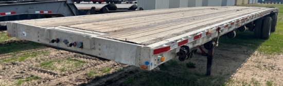 1998 Wilson 48' Split Wheel Aluminum Flatbed Trailer