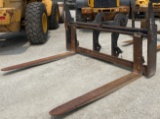 Cat 72Ó Quick Coupler Loader Forks