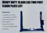 10,000 lbs. 2-Post Floor Plate Lift