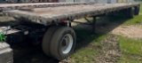 1999 Reinke 48' Split Wheel Aluminum Flatbed Trailer
