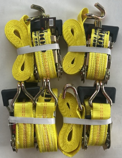 Wood Tuff Tow 15Õx1.5" Ratchet Straps