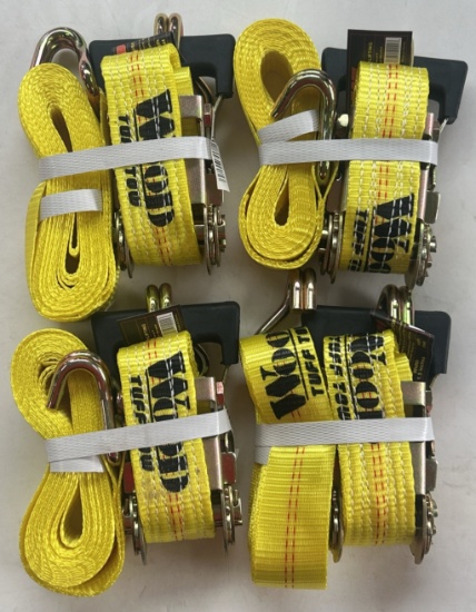 Wood Tuff Tow 15Õx1.5" Ratchet Straps