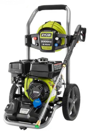 RYOBI 3300 PSI 2.4 GPM Gas Pressure Washer