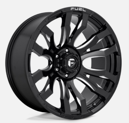 FUEL Off-Road BLITZ 20"x9" Gloss Black Milled Rims