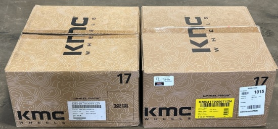 KMC Wheels DIRTY HARRY 17"x9.0" Textured Black & Candy Red Rims