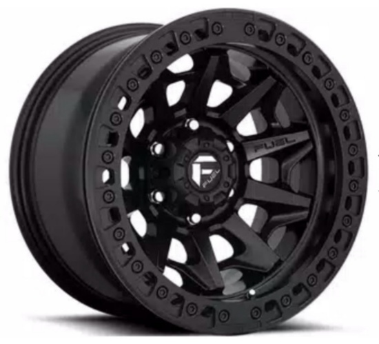 FUEL Off-Road COVERT 17"x9.0" Matte Black Rims