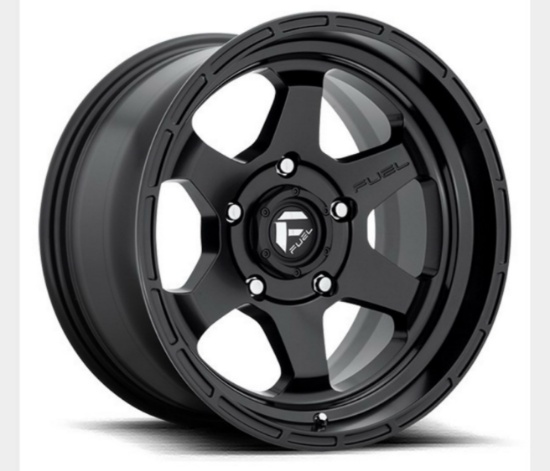FUEL Off-Road SHOK D664 20"x9" Matte Black Rims
