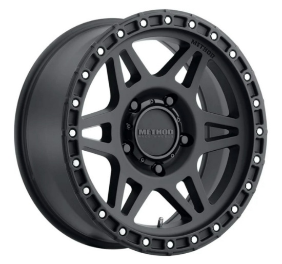 METHOD Race Wheels MR312 17"x9" Matte Black Rims