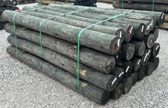 6" x 7' Treated Posts, 28 Posts