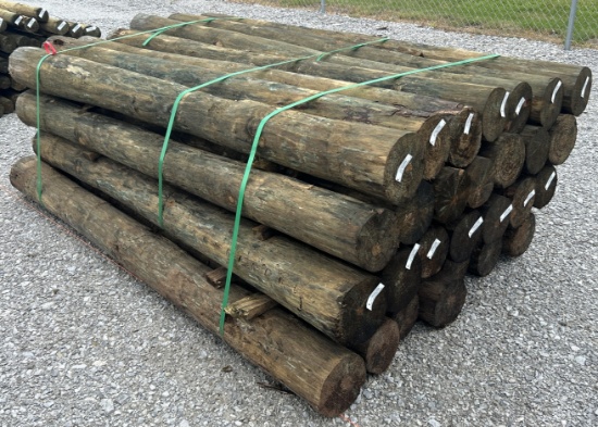 6" x 7' Treated Posts, 28 Posts