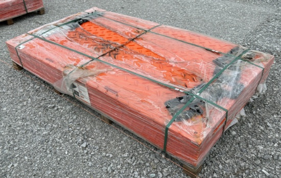 TPM Ground Protection Diamond Plate Tread Design Mats