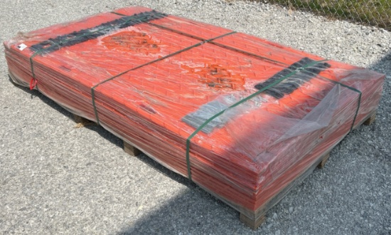TPM Ground Protection Diamond Plate Tread Design Mats