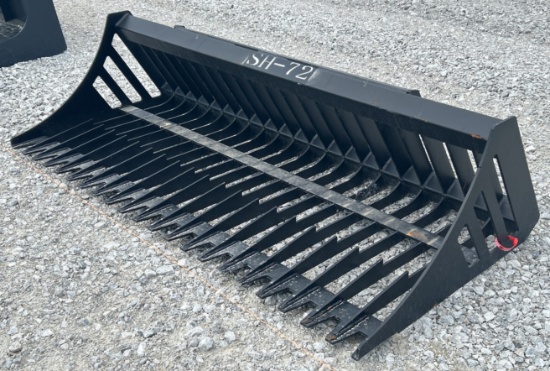 72" Quick Attach Rock Bucket