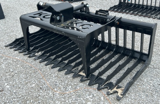 76" Hydraulic Skeleton Grapple
