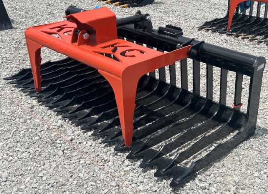 76" Hydraulic Skeleton Grapple