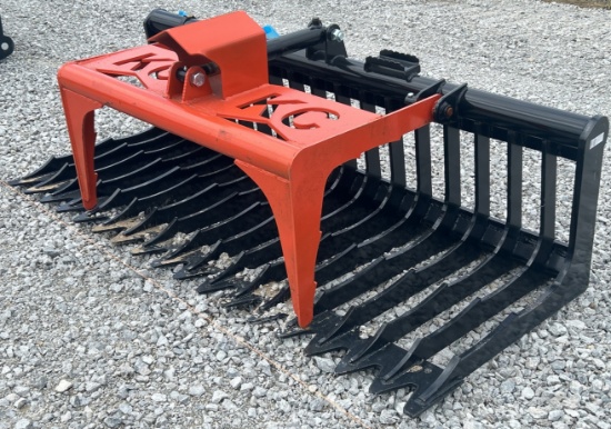 76" Hydraulic Skeleton Grapple