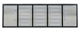 2025 Steelman 10' 18 Drawer 2 Cabinet Stainless Steel Workbench