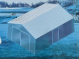 14' x 20' Single Garage Metal Shed