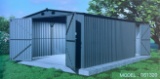 13Õx20Õ Single Garage Metal Shed