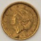 1852 United States $1 Liberty Head Gold Coin