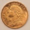 1980B Switzerland 20 Francs Gold Coin