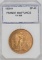 1908-A France 100 Francs Gold Coin PCI EF-40