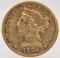 1904-S United States Liberty Head Coronet Type Half Eagle $5.00 Gold Coin
