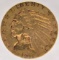1911-S United States Indian Head Type Half Eagle $5.00 Gold Coin