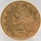 1881 United States Liberty Head Coronet Type Eagle $10.00 Gold Coin
