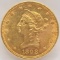 1898 United States Liberty Head Coronet Type Eagle $10.00 Gold Coin