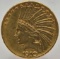 1910-D United States Indian Head Type Eagle $10.00 Gold Coin