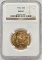 1926 United States Indian Head Type Eagle $10.00 Gold Coin NGC MS 62