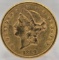1889-S United States Liberty Head Double Eagle $20.00 Gold Piece