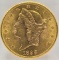 1898-S United States Liberty Head Double Eagle $20.00 Gold Piece