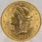 1899 United States Liberty Head Double Eagle $20.00 Gold Piece