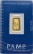 Swiss PAMP 2.5 Gram .9999 Fine Gold Bar In Original Packaging
