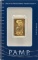 Swiss PAMP 10 Gram .9999 Fine Gold Bar In Original Packaging