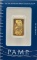 Swiss PAMP 10 Gram .9999 Fine Gold Bar In Original Packaging