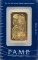 Swiss PAMP One Troy Ounce .9999 Fine Gold Bar In Original Packaging