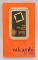 Swiss Valcambi One Troy Ounce .9999 Fine Gold Bar In Original Packaging
