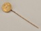 1878 United States $2.50 Quarter Eagle Liberty Head Gold Coin Love Token Stickpin