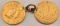 Pair Of Connected United States $1 Indian Head Gold Coins Love Tokens